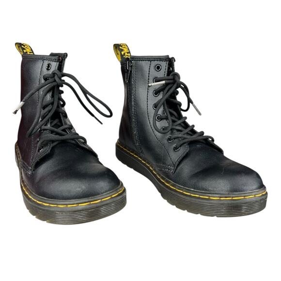 Dr. Martens Unisex Zavala J Black Lace Up Combat Boot Size M 4 W 5 - Picture 5 of 10